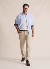 Aberdeen Long Sleeve Shirt - Pale Blue Oxford